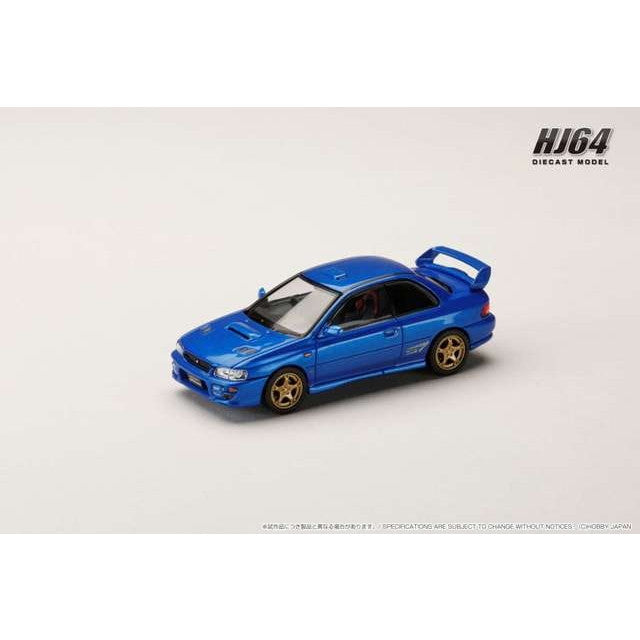 【新品即納】[MDL] 1/64 スバル インプレッサ PURE SPORTS COUPE WRX type R STi Version V Limited GC8 ソニックブルーマイカ 完成品 ミニカー(HJ641079FBL) ホビージャパン(20250531)