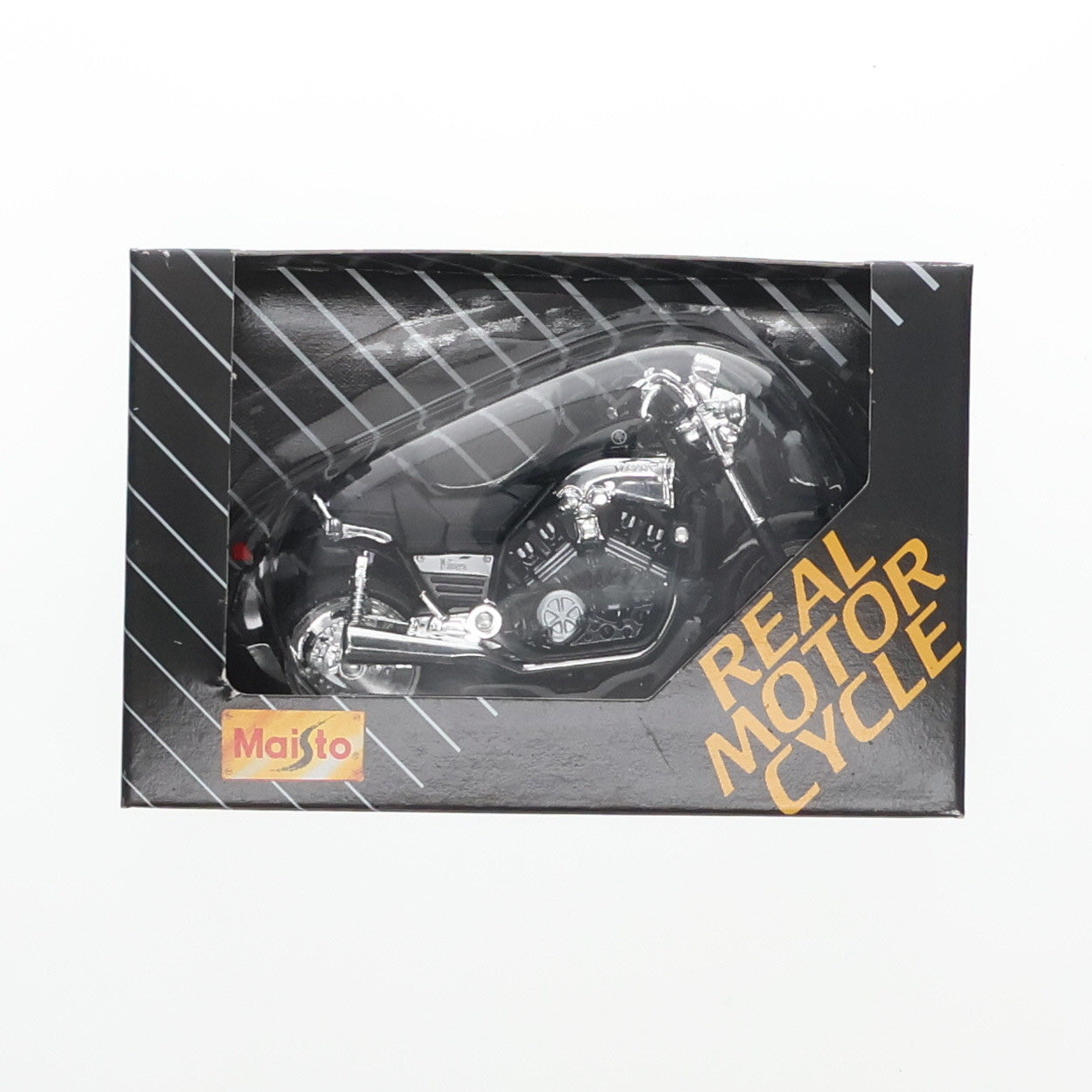 【中古即納】[MDL] リアルモーターサイクル 1/18 YAMAHA V-MAX 完成品 ミニカー Maisto(マイスト)(19991231)