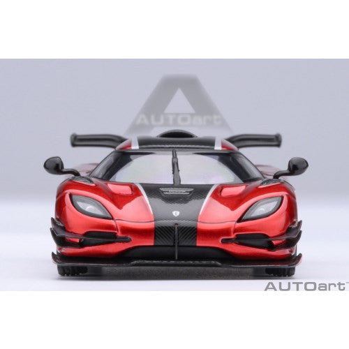 【新品即納】[MDL] オートアート・コンポジトダイキャストモデルシリーズ 1/64 ケーニグセグ One:1(メタリック・レッド/カーボン・ブラック/シルバー) 完成品 ミニカー(20040) AUTOart(オートアート)(20250331)