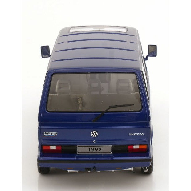 【予約安心出荷】[MDL] (再販) 1/18 フォルクスワーゲン Bus T3 Multivan 1992 Limited Last Edition ブルーメタリック 完成品 ミニカー(KKDC180141) KK scale(ケーケースケール)(2025年9月)