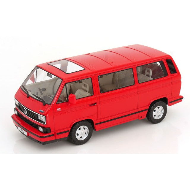 【予約安心出荷】[MDL] 1/18 フォルクスワーゲン Bus T3 Multivan 1992 Limited Last Edition レッド 完成品 ミニカー(KKDC180142) KK scale(ケーケースケール)(2025年9月)