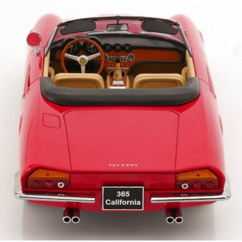 【予約安心出荷】[MDL] 1/18 フェラーリ 365 カリフォルニア スパイダー 1966 レッド 完成品 ミニカー(KKDC180053) KK scale(ケーケースケール)(2025年9月)