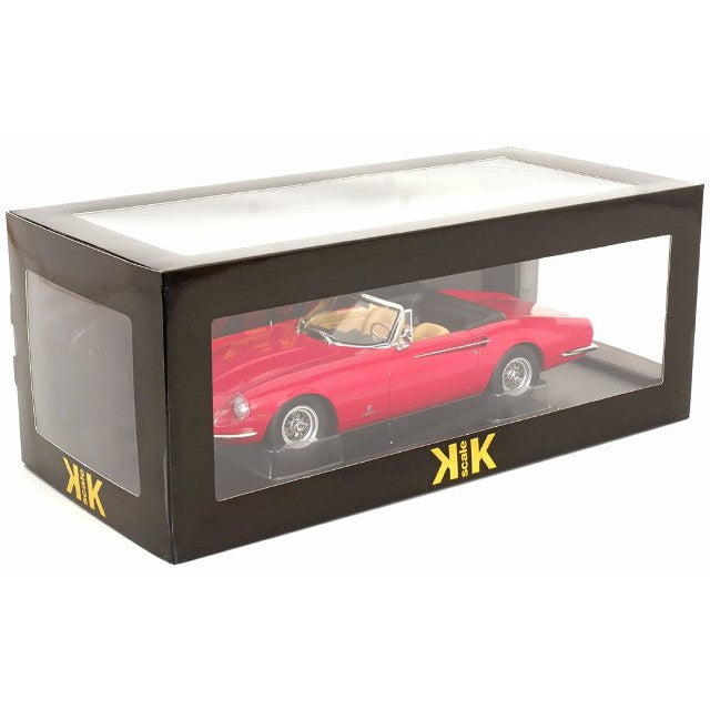 【予約安心出荷】[MDL] 1/18 フェラーリ 365 カリフォルニア スパイダー 1966 レッド 完成品 ミニカー(KKDC180053) KK scale(ケーケースケール)(2025年9月)