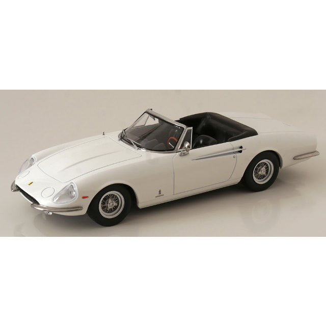 【予約安心出荷】[MDL] 1/18 フェラーリ 365 カリフォルニア スパイダー 1966 ホワイト 完成品 ミニカー(KKDC180054) KK scale(ケーケースケール)(2025年9月)