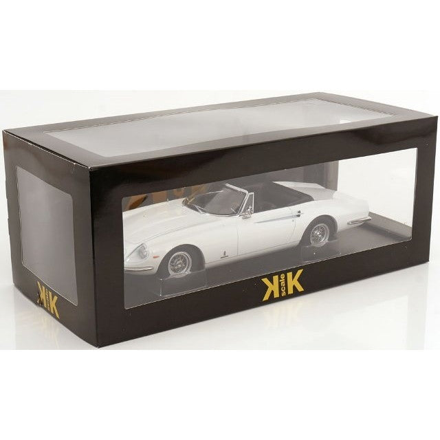 【予約安心出荷】[MDL] 1/18 フェラーリ 365 カリフォルニア スパイダー 1966 ホワイト 完成品 ミニカー(KKDC180054) KK scale(ケーケースケール)(2025年9月)