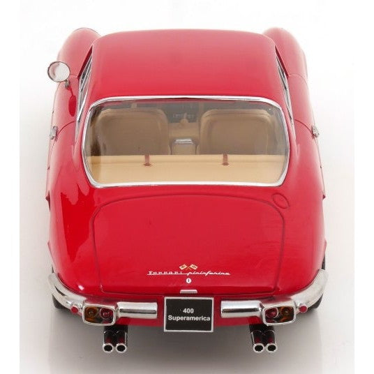 【予約安心出荷】[MDL] 1/18 フェラーリ 400 スーパーアメリカ 1962 レッド 完成品 ミニカー(KKDC180064) KK scale(ケーケースケール)(2025年9月)