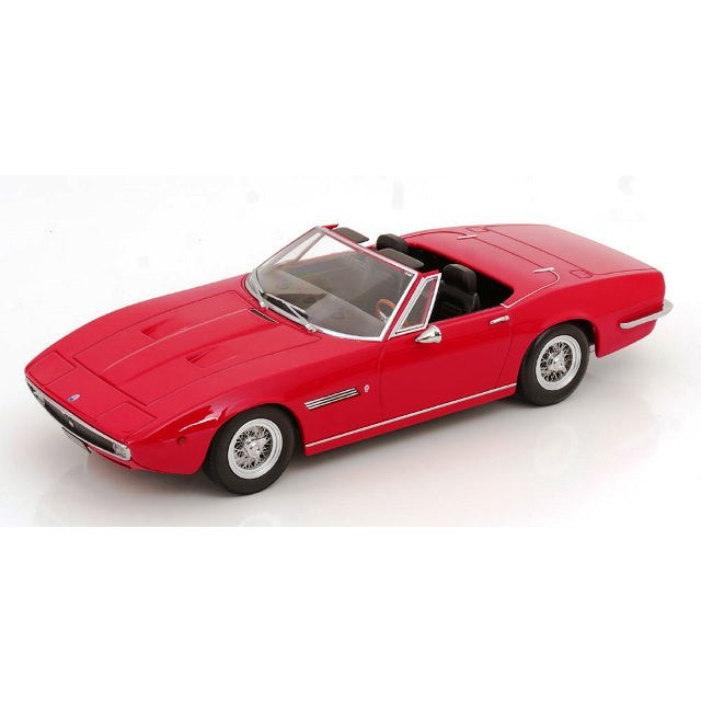 【予約安心出荷】[MDL] 1/18 Maserati Ghibli Spyder(マセラティ ギブリ スパイダー) 1970 レッド 完成品 ミニカー(KKDC181301) KK scale(ケーケースケール)(2025年9月)