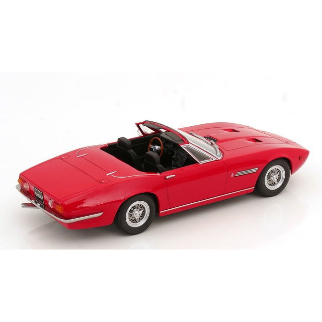 【予約安心出荷】[MDL] 1/18 Maserati Ghibli Spyder(マセラティ ギブリ スパイダー) 1970 レッド 完成品 ミニカー(KKDC181301) KK scale(ケーケースケール)(2025年9月)