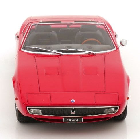 【予約安心出荷】[MDL] 1/18 Maserati Ghibli Spyder(マセラティ ギブリ スパイダー) 1970 レッド 完成品 ミニカー(KKDC181301) KK scale(ケーケースケール)(2025年9月)