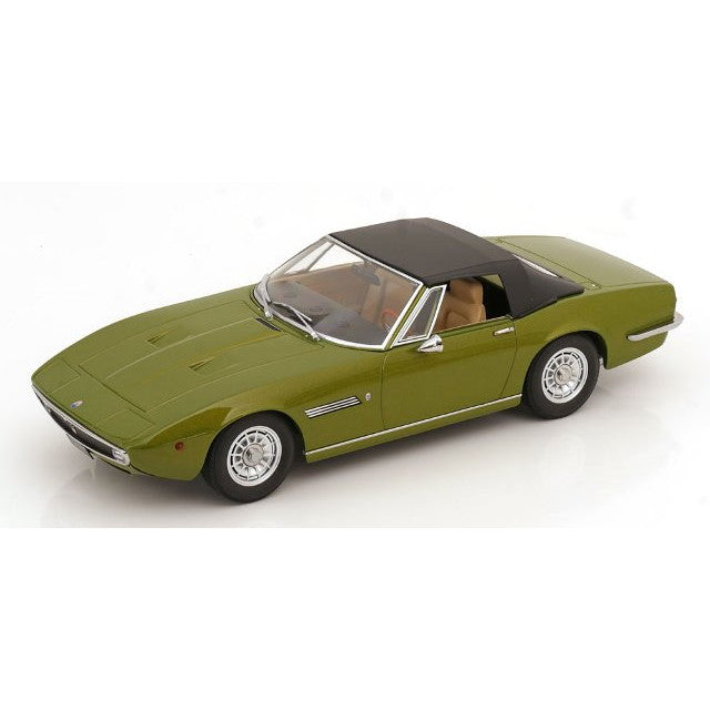 【予約安心出荷】[MDL] 1/18 Maserati Ghibli Spyder(マセラティ ギブリ スパイダー) 1970 ライトグリーンメタリック 完成品 ミニカー(KKDC181302) KK scale(ケーケースケール)(2025年9月)