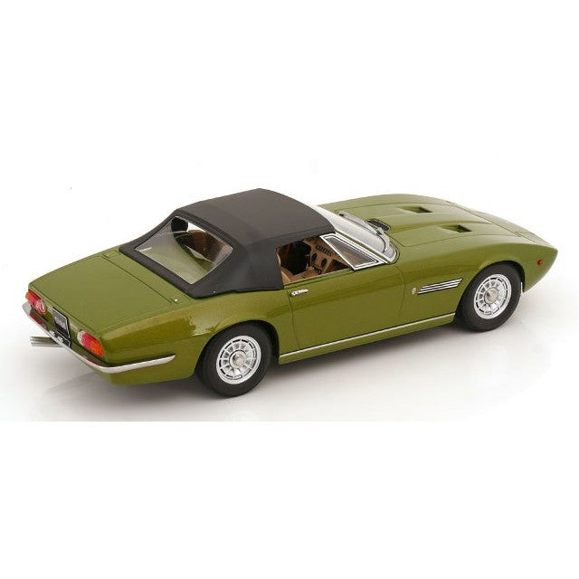 【予約安心出荷】[MDL] 1/18 Maserati Ghibli Spyder(マセラティ ギブリ スパイダー) 1970 ライトグリーンメタリック 完成品 ミニカー(KKDC181302) KK scale(ケーケースケール)(2025年9月)