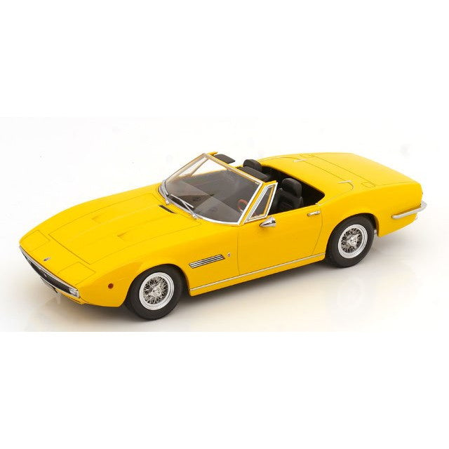 【予約安心出荷】[MDL] 1/18 Maserati Ghibli Spyder(マセラティ ギブリ スパイダー) 1970 イエロー 完成品 ミニカー(KKDC181303) KK scale(ケーケースケール)(2025年9月)