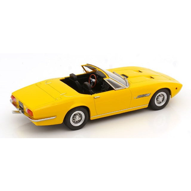 【予約安心出荷】[MDL] 1/18 Maserati Ghibli Spyder(マセラティ ギブリ スパイダー) 1970 イエロー 完成品 ミニカー(KKDC181303) KK scale(ケーケースケール)(2025年9月)