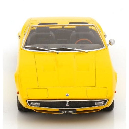 【予約安心出荷】[MDL] 1/18 Maserati Ghibli Spyder(マセラティ ギブリ スパイダー) 1970 イエロー 完成品 ミニカー(KKDC181303) KK scale(ケーケースケール)(2025年9月)