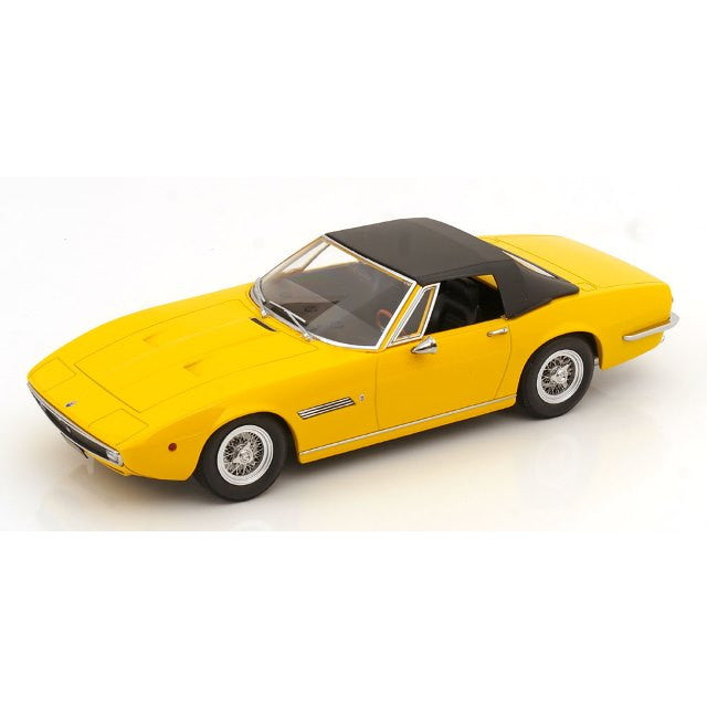 【予約安心出荷】[MDL] 1/18 Maserati Ghibli Spyder(マセラティ ギブリ スパイダー) 1970 イエロー 完成品 ミニカー(KKDC181303) KK scale(ケーケースケール)(2025年9月)