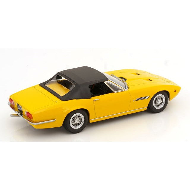 【予約安心出荷】[MDL] 1/18 Maserati Ghibli Spyder(マセラティ ギブリ スパイダー) 1970 イエロー 完成品 ミニカー(KKDC181303) KK scale(ケーケースケール)(2025年9月)