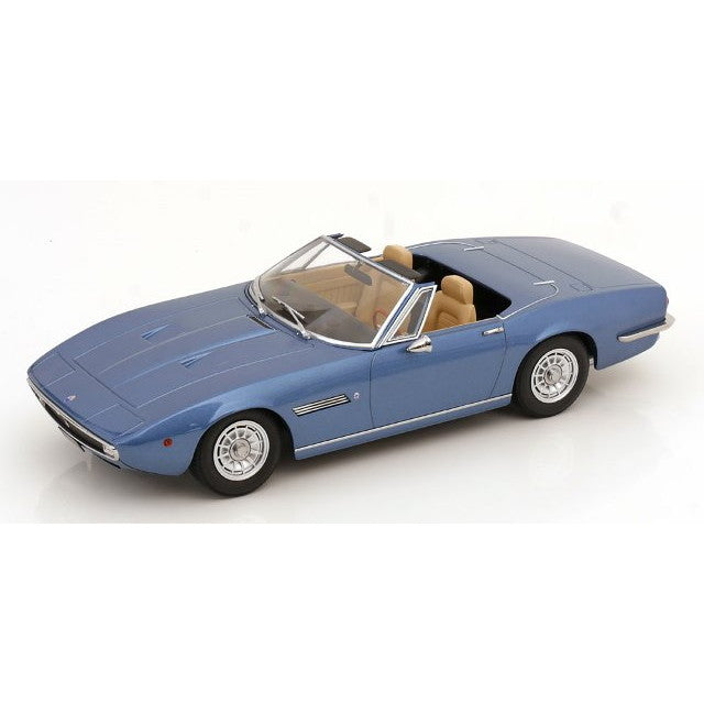 【予約安心出荷】[MDL] 1/18 Maserati Ghibli Spyder(マセラティ ギブリ スパイダー) 1970 ライトブルーメタリック 完成品 ミニカー(KKDC181304) KK scale(ケーケースケール)(2025年9月)