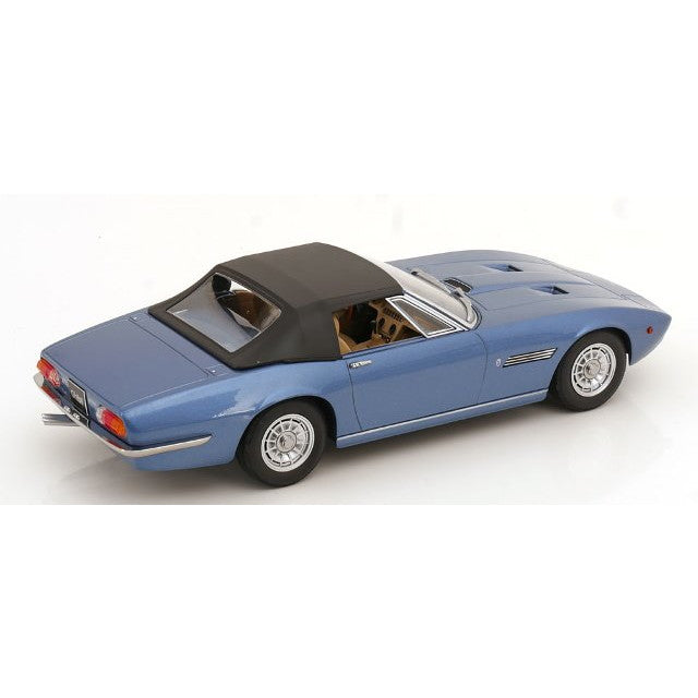 【予約安心出荷】[MDL] 1/18 Maserati Ghibli Spyder(マセラティ ギブリ スパイダー) 1970 ライトブルーメタリック 完成品 ミニカー(KKDC181304) KK scale(ケーケースケール)(2025年9月)
