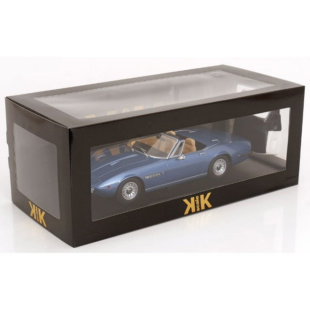 【予約安心出荷】[MDL] 1/18 Maserati Ghibli Spyder(マセラティ ギブリ スパイダー) 1970 ライトブルーメタリック 完成品 ミニカー(KKDC181304) KK scale(ケーケースケール)(2025年9月)