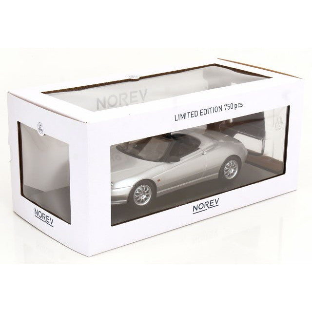 【予約安心出荷】[MDL] 1/18 Alfa Romeo Spider 1999 シルバー MODELISSIMO特注品 完成品 ミニカー(187853) NOREV(ノレブ)(2025年9月)