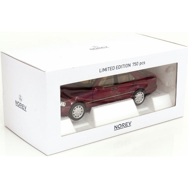 【予約安心出荷】[MDL] 1/18 メルセデス C-Klasse(Cクラス) W202 Sedan 1993(レッドメタリック) MODELISSIMO特注品 完成品 ミニカー(183370) NOREV(ノレブ)(2025年9月)