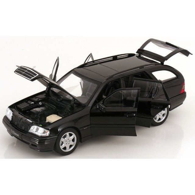 【予約安心出荷】[MDL] 1/18 メルセデス C-Klasse(Cクラス) W202 Estate 1997(ブラックメタリック) MODELISSIMO特注品 完成品 ミニカー(183387) NOREV(ノレブ)(2025年9月)
