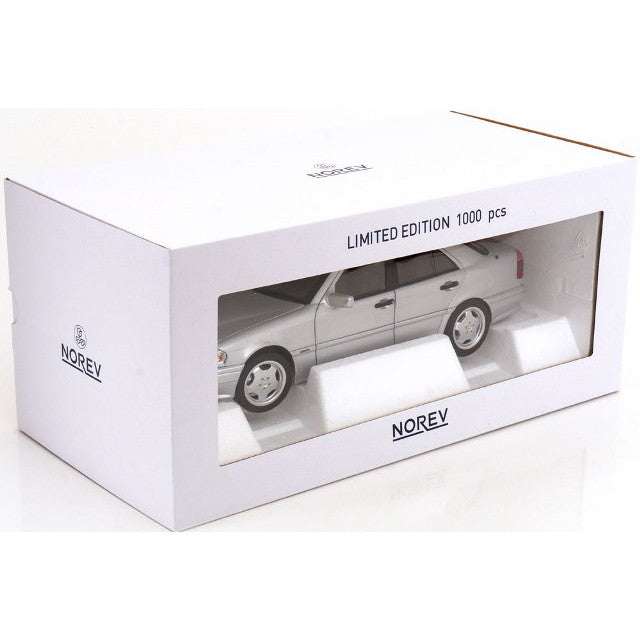 【予約安心出荷】[MDL] 1/18 メルセデス C36 AMG W202 1993(シルバー) MODELISSIMO特注品 完成品 ミニカー(183380) NOREV(ノレブ)(2025年9月)