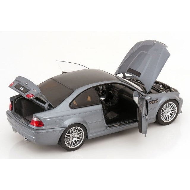 【予約安心出荷】[MDL] 1/18 BMW M3 CSL E46 2003(グレーメタリック) MODELISSIMO特注品 完成品 ミニカー(183016) NOREV(ノレブ)(2025年9月)