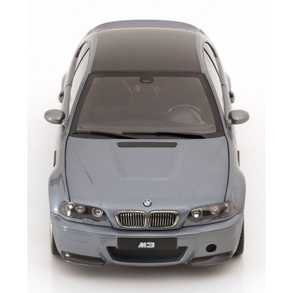 【予約安心出荷】[MDL] 1/18 BMW M3 CSL E46 2003(グレーメタリック) MODELISSIMO特注品 完成品 ミニカー(183016) NOREV(ノレブ)(2025年9月)
