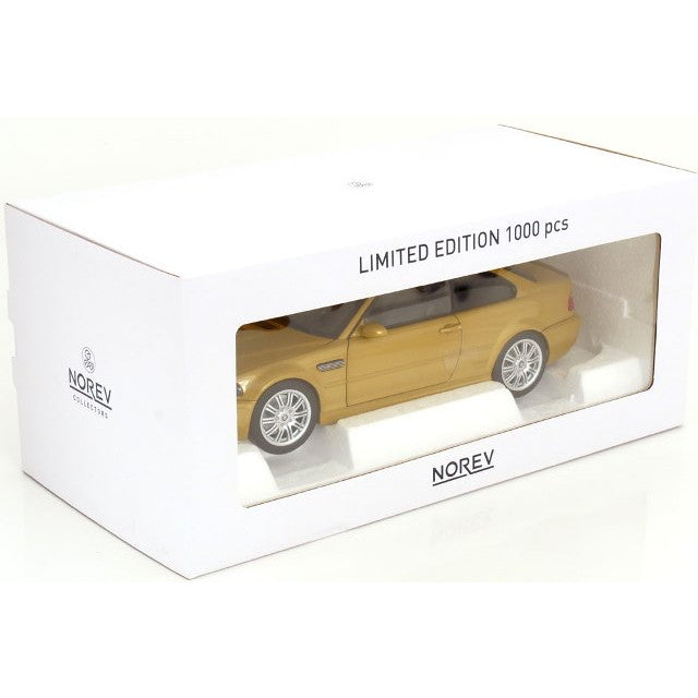 【予約安心出荷】[MDL] 1/18 BMW M3 CSL E46 2000(イエローメタリック) MODELISSIMO特注品 完成品 ミニカー(183000) NOREV(ノレブ)(2025年9月)