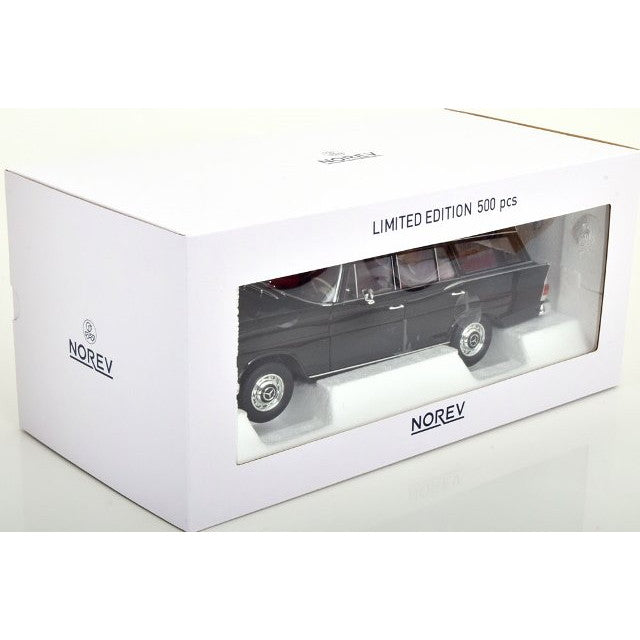 【予約安心出荷】[MDL] 1/18 メルセデス 200 Universal W110 1966(ブラック) MODELISSIMO特注品 完成品 ミニカー(183708) NOREV(ノレブ)(2025年9月)