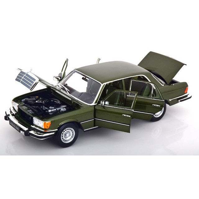 【予約安心出荷】[MDL] 1/18 メルセデス 350 SE W116 US-Version 1973(ダークグリーンメタリック) MODELISSIMO特注品 完成品 ミニカー(183972) NOREV(ノレブ)(2025年9月)