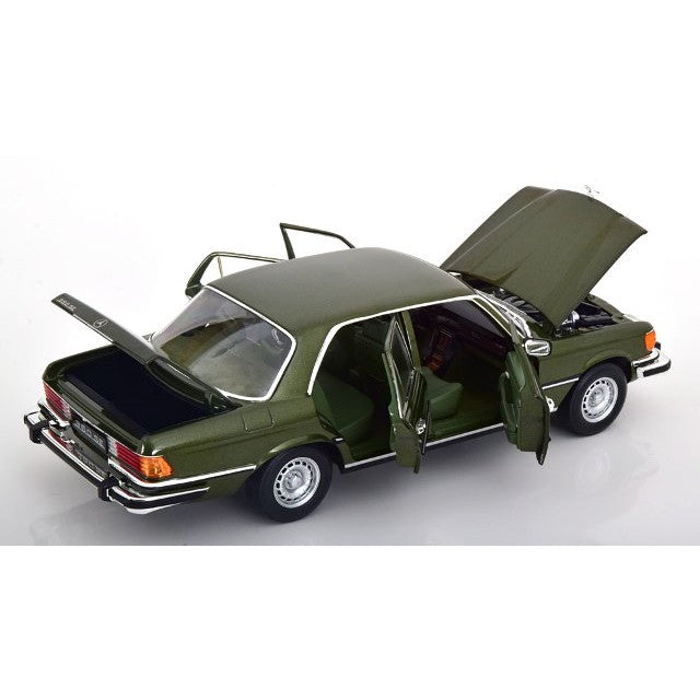 【予約安心出荷】[MDL] 1/18 メルセデス 350 SE W116 US-Version 1973(ダークグリーンメタリック) MODELISSIMO特注品 完成品 ミニカー(183972) NOREV(ノレブ)(2025年9月)