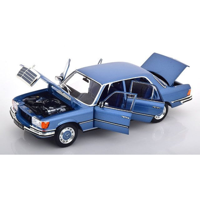 【予約安心出荷】[MDL] 1/18 メルセデス 350 SE W116 1973(ライトブルーメタリック) MODELISSIMO特注品 完成品 ミニカー(183971) NOREV(ノレブ)(2025年9月)