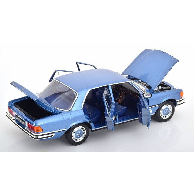 【予約安心出荷】[MDL] 1/18 メルセデス 350 SE W116 1973(ライトブルーメタリック) MODELISSIMO特注品 完成品 ミニカー(183971) NOREV(ノレブ)(2025年9月)