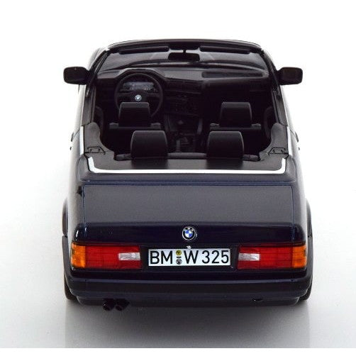 【予約安心出荷】[MDL] 1/18 BMW 325i E30 Cabrio(カブリオ) 1991(ダークブルーメタリック) MODELISSIMO特注品 完成品 ミニカー(183212) NOREV(ノレブ)(2025年9月)