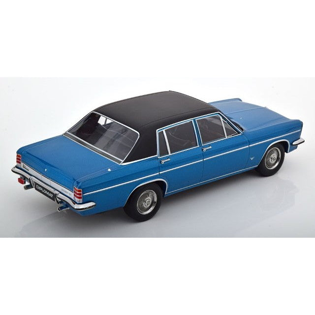 【予約安心出荷】[MDL] 1/18 オペル Diplomat(ディプロマット) V8 1969(ブルーメタリック/マットブラック) MODELISSIMO特注品 完成品 ミニカー(183686) NOREV(ノレブ)(2025年9月)