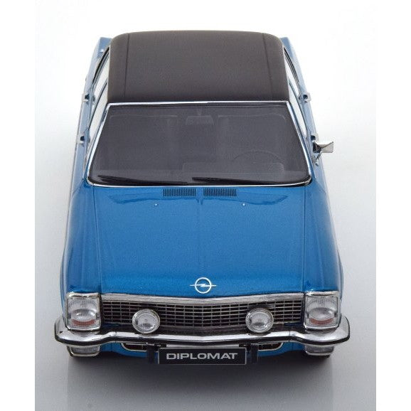【予約安心出荷】[MDL] 1/18 オペル Diplomat(ディプロマット) V8 1969(ブルーメタリック/マットブラック) MODELISSIMO特注品 完成品 ミニカー(183686) NOREV(ノレブ)(2025年9月)