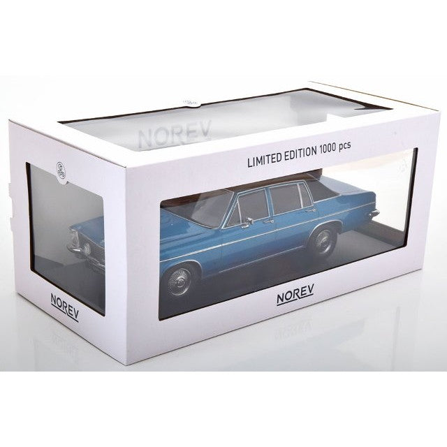 【予約安心出荷】[MDL] 1/18 オペル Diplomat(ディプロマット) V8 1969(ブルーメタリック/マットブラック) MODELISSIMO特注品 完成品 ミニカー(183686) NOREV(ノレブ)(2025年9月)