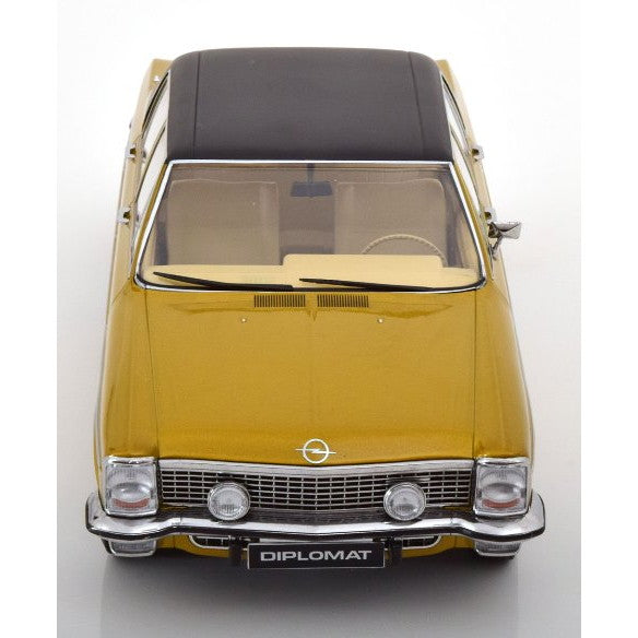 【予約安心出荷】[MDL] 1/18 オペル Diplomat(ディプロマット) V8 1969(ゴールド/マットブラック) MODELISSIMO特注品 完成品 ミニカー(183685) NOREV(ノレブ)(2025年9月)