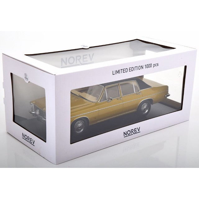 【予約安心出荷】[MDL] 1/18 オペル Diplomat(ディプロマット) V8 1969(ゴールド/マットブラック) MODELISSIMO特注品 完成品 ミニカー(183685) NOREV(ノレブ)(2025年9月)