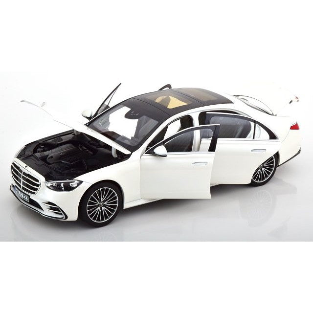 【予約安心出荷】[MDL] 1/18 メルセデス S-Class AMG-Line 2021(ホワイトメタリック) MODELISSIMO特注品 完成品 ミニカー(183801) NOREV(ノレブ)(2025年9月)