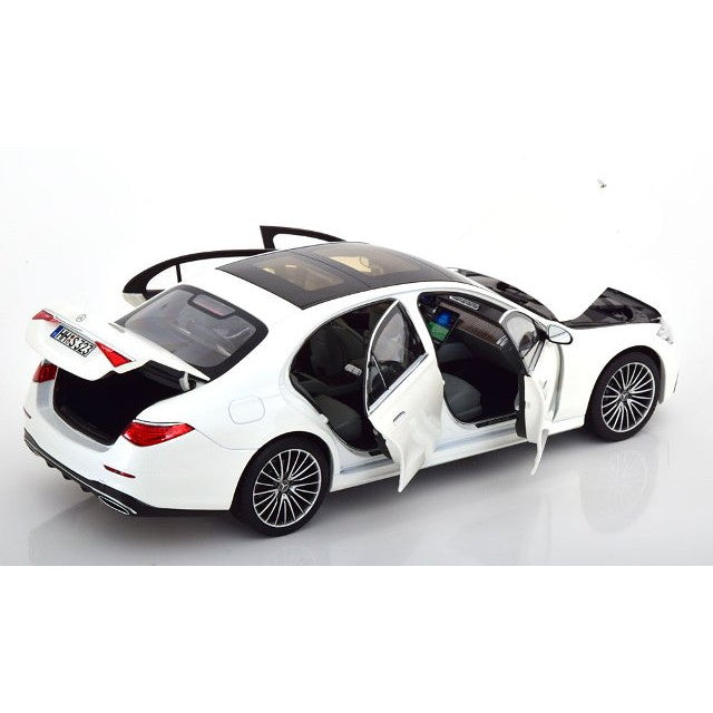 【予約安心出荷】[MDL] 1/18 メルセデス S-Class AMG-Line 2021(ホワイトメタリック) MODELISSIMO特注品 完成品 ミニカー(183801) NOREV(ノレブ)(2025年9月)