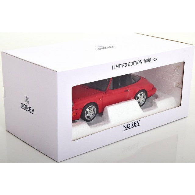 【予約安心出荷】[MDL] 1/18 ポルシェ 911(964) Carrera(カレラ) 4 1990 Targa(レッド) MODELISSIMO特注品 完成品 ミニカー(187325) NOREV(ノレブ)(2025年9月)