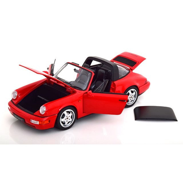 【予約安心出荷】[MDL] 1/18 ポルシェ 911(964) Carrera(カレラ) 4 1990 Targa(レッド) MODELISSIMO特注品 完成品 ミニカー(187325) NOREV(ノレブ)(2025年9月)