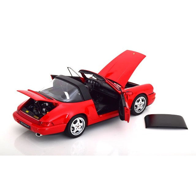 【予約安心出荷】[MDL] 1/18 ポルシェ 911(964) Carrera(カレラ) 4 1990 Targa(レッド) MODELISSIMO特注品 完成品 ミニカー(187325) NOREV(ノレブ)(2025年9月)