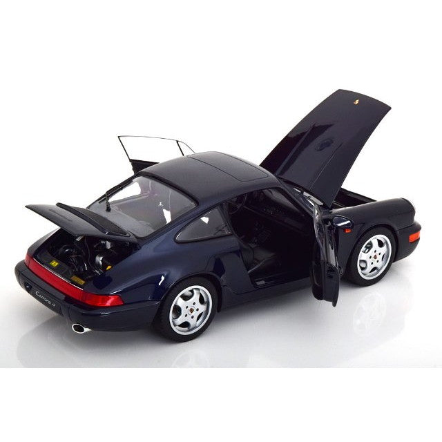 【予約安心出荷】[MDL] 1/18 ポルシェ 911(964) Carrera(カレラ) 4 1990 Coupe(ダークブルーメタリック) MODELISSIMO特注品 完成品 ミニカー(187324) NOREV(ノレブ)(2025年9月)