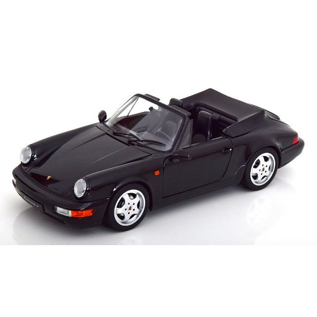 【予約安心出荷】[MDL] 1/18 ポルシェ 911(964) Carrera(カレラ) 4 1990 Cabrio(ブラックメタリック) MODELISSIMO特注品 完成品 ミニカー(187332) NOREV(ノレブ)(2025年9月)