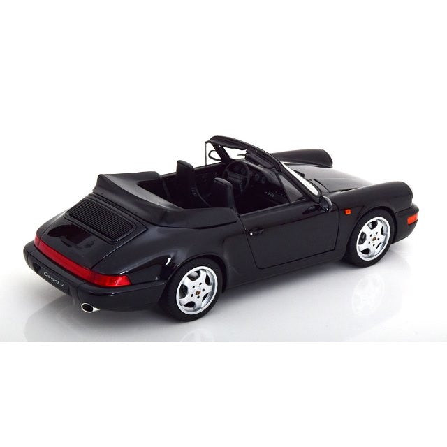 【予約安心出荷】[MDL] 1/18 ポルシェ 911(964) Carrera(カレラ) 4 1990 Cabrio(ブラックメタリック) MODELISSIMO特注品 完成品 ミニカー(187332) NOREV(ノレブ)(2025年9月)