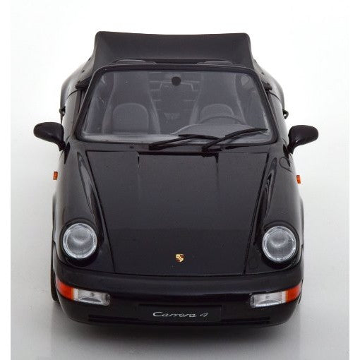 【予約安心出荷】[MDL] 1/18 ポルシェ 911(964) Carrera(カレラ) 4 1990 Cabrio(ブラックメタリック) MODELISSIMO特注品 完成品 ミニカー(187332) NOREV(ノレブ)(2025年9月)